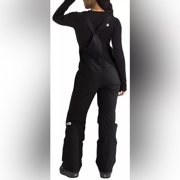 New The North Face Women's Freedom Snow Bib Pants Ski Snowboarding TNF Black L - Picture 5 of 16